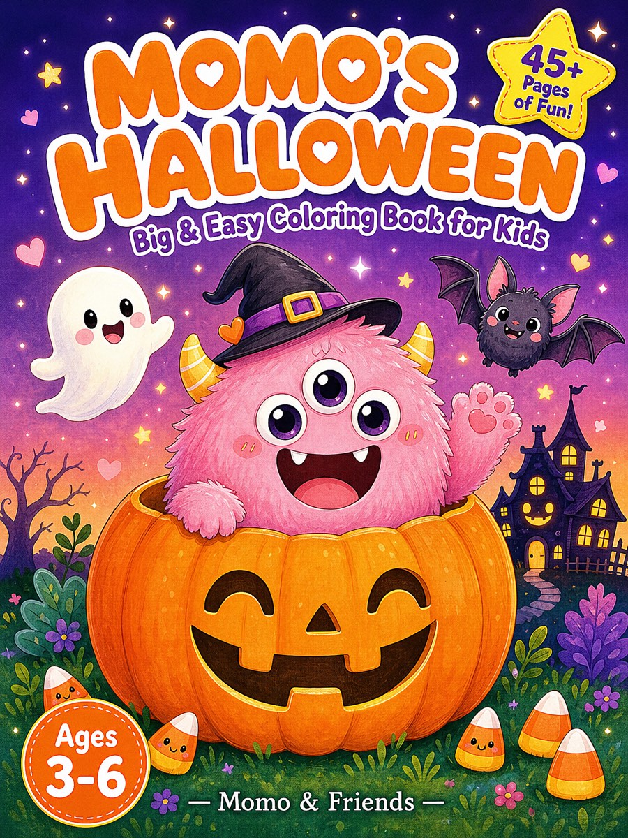 Momo's Halloween – cover