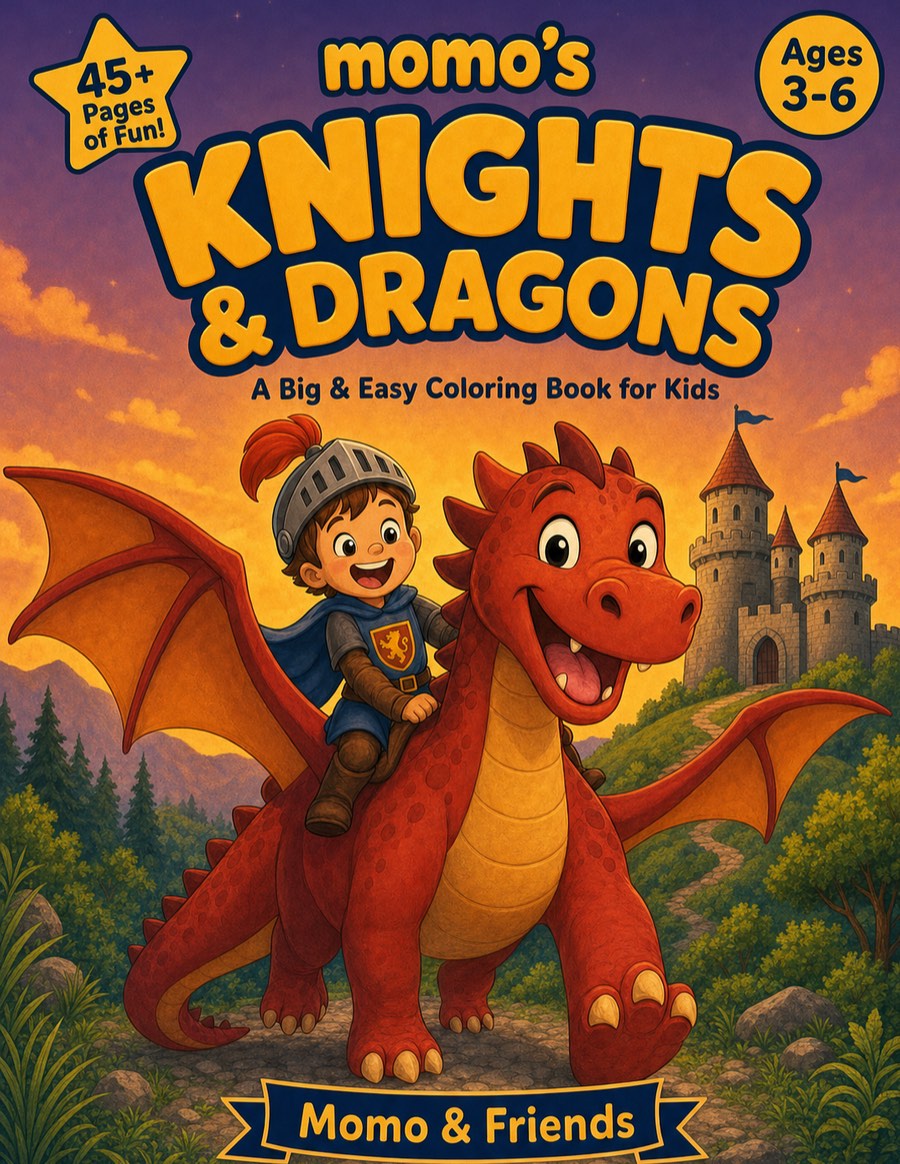 Momo's Knights & Dragons – cover