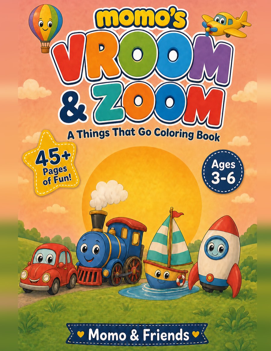 Momo's Vroom & Zoom – cover